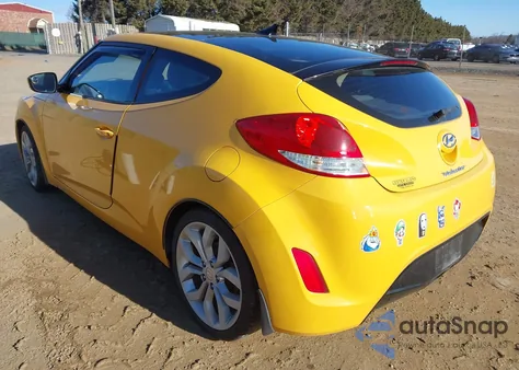 2013 Hyundai Veloster Base W/Black from USA, damaged, VIN KMHTC6AD1DU134650